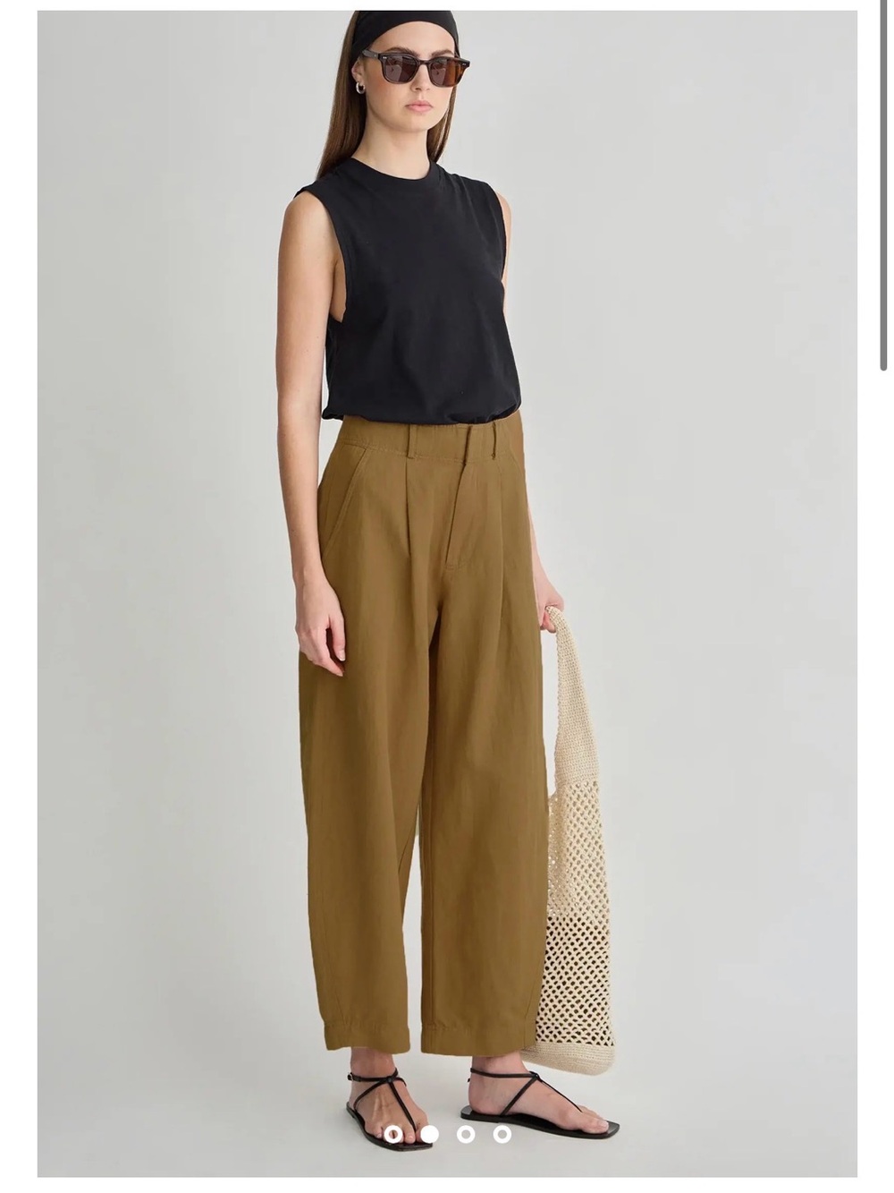 APIECE APART: Bari Pants - Size 8 / TOBACCO/BROWN